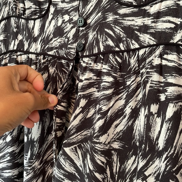 Striking Black & White Floaty Trouser Jumpsuit - Aus Size 12 - George at Asda - Picture 8 of 16